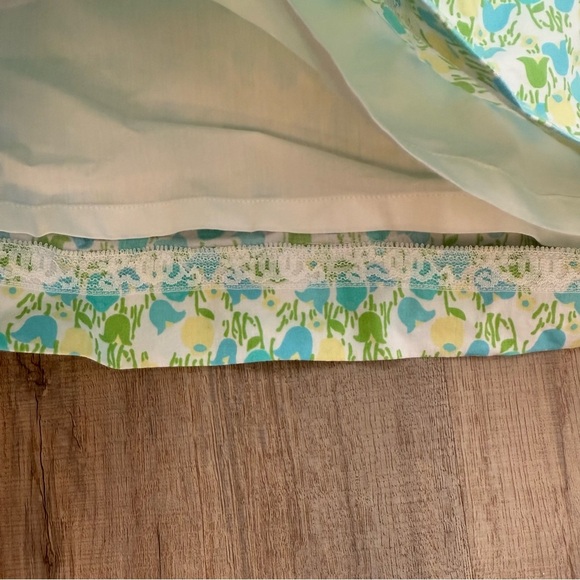 Lilly Pulitzer Floral A-line Mini Skirt with Bow - Picture 5 of 5